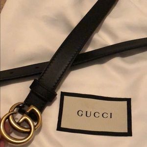 GUCCI SMALL LEATHER BELT